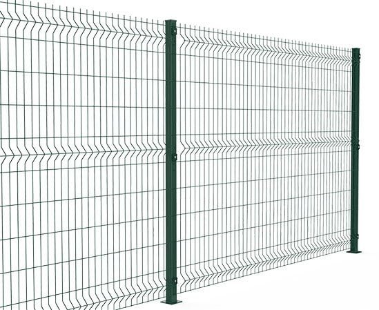 Welded Wire Mesh Fence -- rigid security panels for perimeter protection