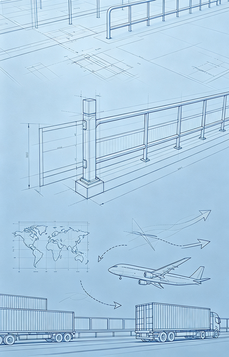 Harmony Fence global export and logistics network