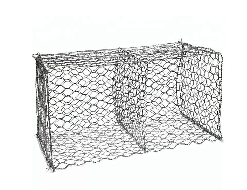 Gabion Mesh Baskets -- stone-filled wire cages for retaining walls and erosion control